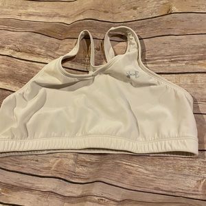 White under armour sport bra